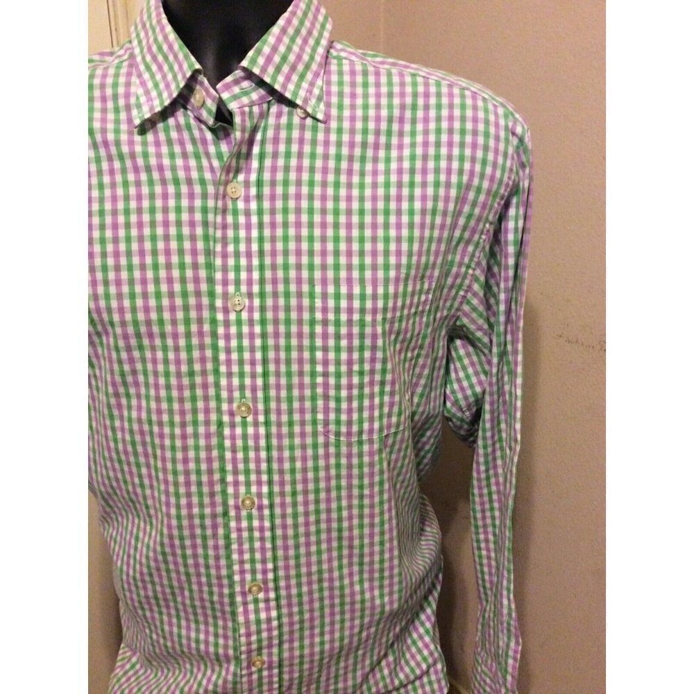 Vinyard Vines Murray Shirt Men's M Medium Shep And Ian Long Sleeve Button - Picture 3 of 11